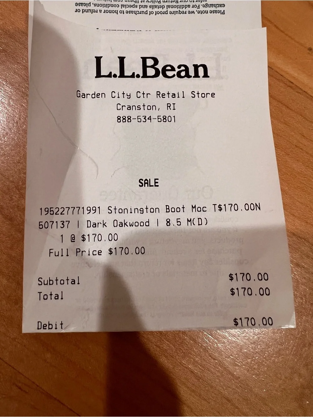 L.L. Bean Chestnut Brown Leather Lace-Up Work Boots